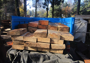 کشف 4 تن چوب آلات جنگلی قاچاق