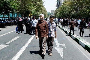 حضور سعید جلیلی در راهپیمایی 22 بهمن + فیلم