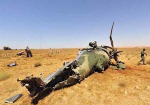 3 کشته در سقوط بالگرد نظامی لیبی