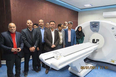 بهره برداری از دستگاه سی تی اسکن در بیمارستان ۲۲ بهمن خواف