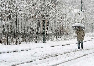 تداوم بارش برف به صورت پراکنده در استان اردبیل