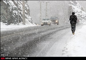 بارش برف در مناطق مختلف آذربایجان شرقی