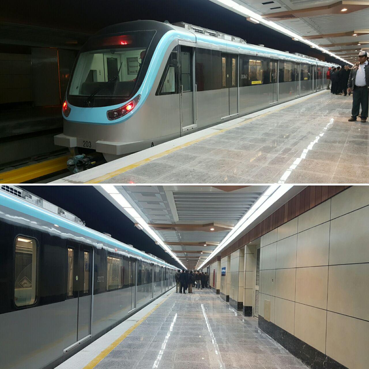 تکمیل فاز نخست خط 2 قطار شهری مشهد