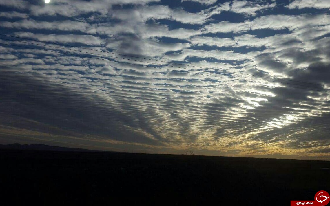 رقص زیبای ابر در آسمان ششتمد + تصاویر