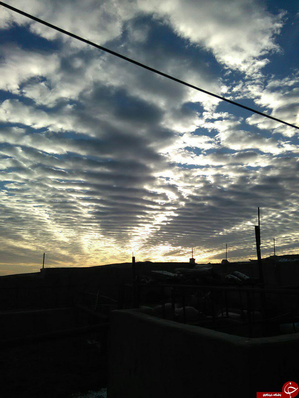 رقص زیبای ابر در آسمان ششتمد + تصاویر