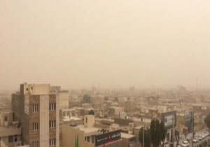 خرمشهر غرق در گرد و غبار + فیلم