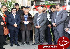 ادای احترام اهالی رسانه شیراز به شهدای آتش‌نشان