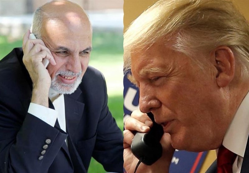 بررسی گزینه افزایش نظامیان آمریکایی در گفت‌وگوی تلفنی «ترامپ» و «اشرف غنی»