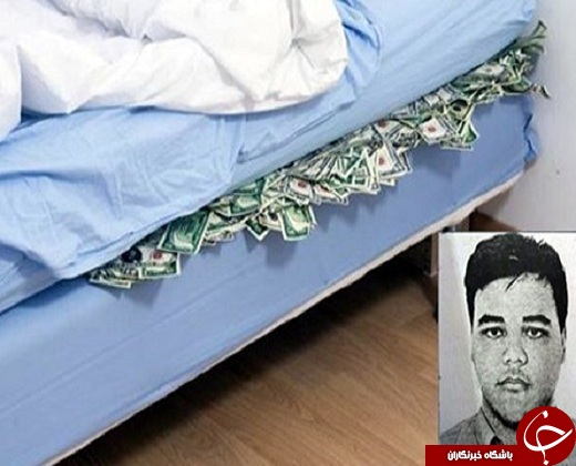 کشف ۲۰ میلیون دلار در یک تخت‌ خواب +عکس