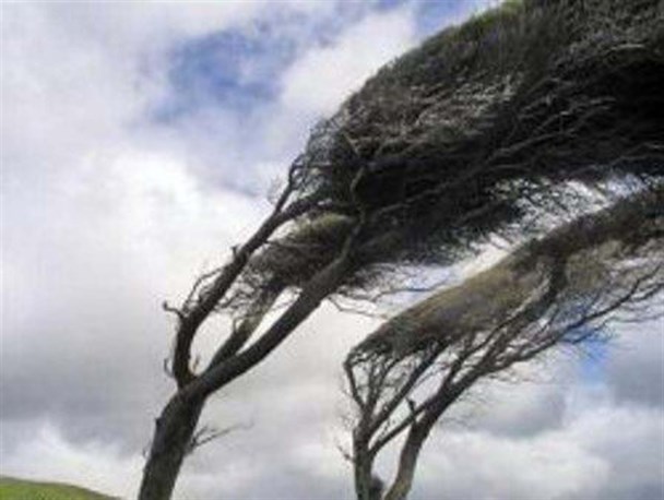 سرعت وزش باد در همدان به 50 کیلومتر بر ساعت رسید