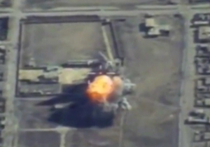 نابودی کمپ‌های نظامی داعش با موشک‌های کروز روسیه + فیلم