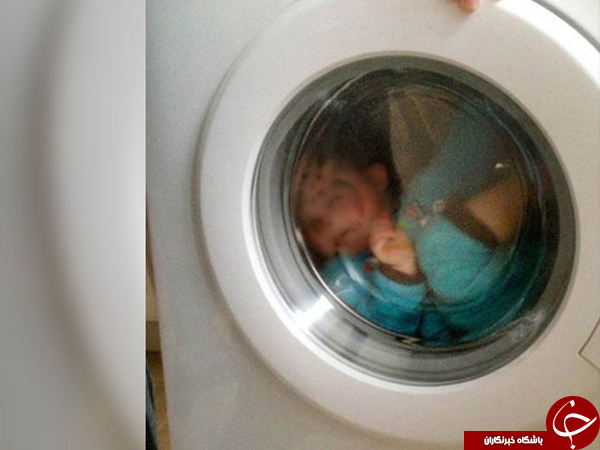 مرگ هولناک دوقولوهای 3 ساله در ماشین لباسشویی