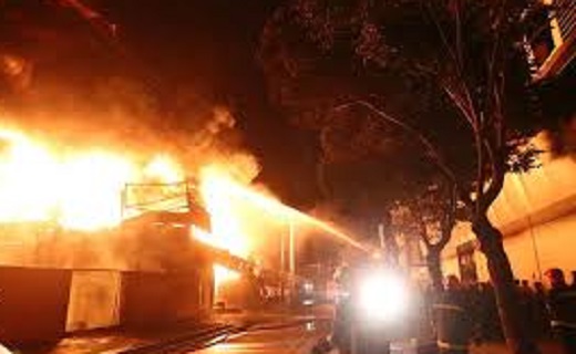 آتش سوزی هولناک کارخانه روغن! + فیلم