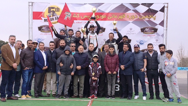 تهران قهرمان بی رقیب موتور ریس کشور
