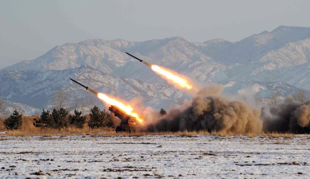واکنش موشکی کره شمالی به رزمایش نظامی مشترک آمریکا در منطقه