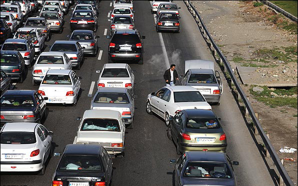 ترافیک نیمه سنگین در آزادراه کرج – قزوین/ بارش باران در سیستان و بلوچستان