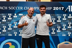 سرمربی فوتبال ساحلی ژاپن: ایران یکی از قدرتمندترین تیم‌های جهان است