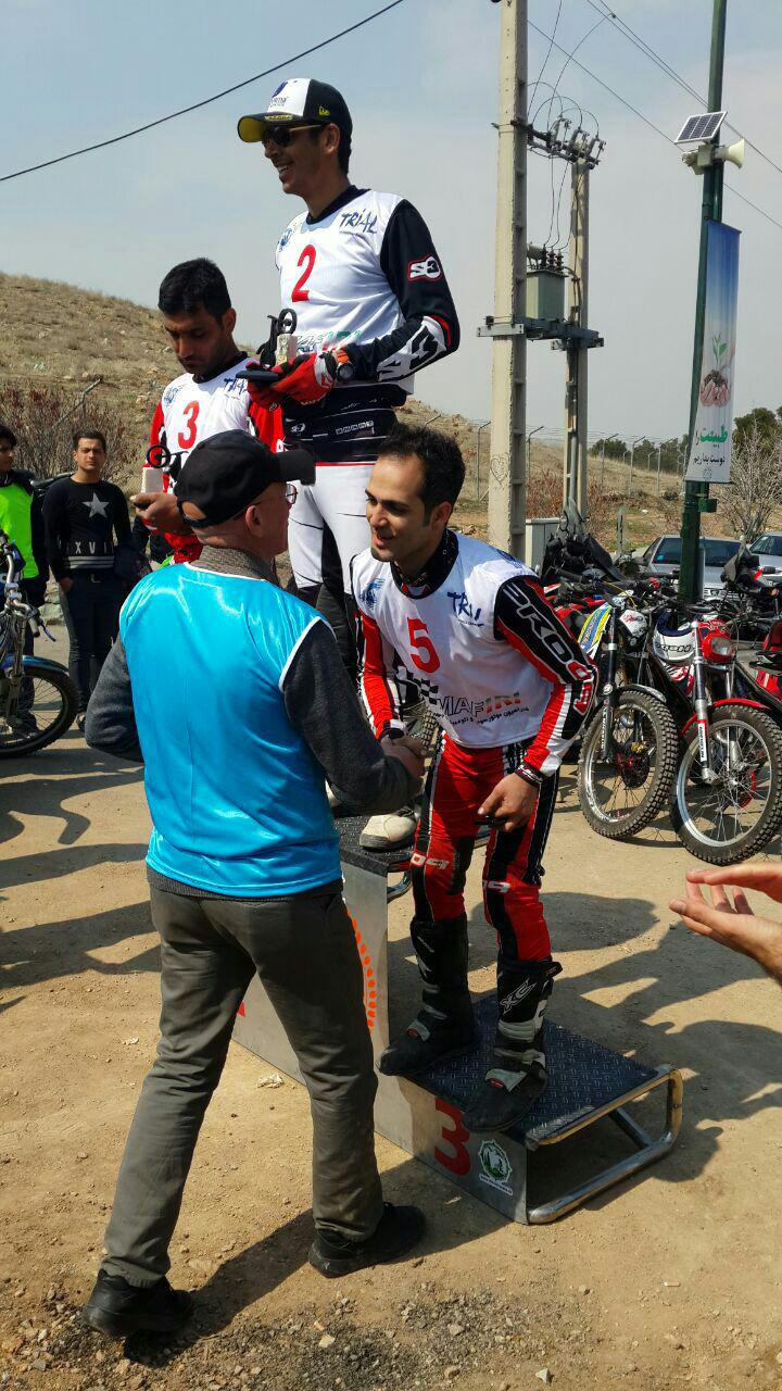 درخشش کرمان در مسابقات موتور تریال قهرمانی کشور