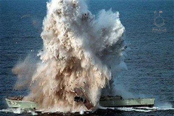 انهدام کشتی جنگی ائتلاف عربستان در سواحل یمن