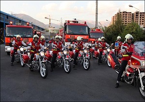 آتشنشانان زنجانی در آماده باش کامل برای چهارشنبه آخر سال