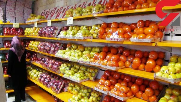 توزیع500تن سیب و پرتغال در بازار