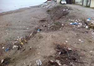 دپوی زباله در ساحل نشتارود!! + فیلم