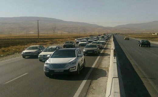 ترافیک نیمه سنگین در راههای استان