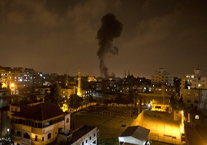 حمله توپخانه‌ای رژیم صهیونیستی به یک پایگاه مقاومت فلسطینی در غزه