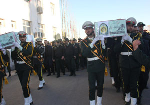 وداع با شهدای گمنام در ستاد انتظامی استان مازندران