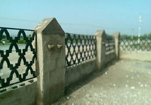 ساخت ماکت مسجدالنبی و قبرستان بقیع در روستای علی آباد + تصاویر