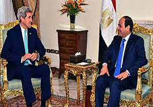 دیدار جان کری با رئیس جمهور مصر