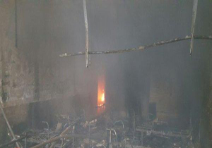 تصاویری دلخراش بعد از آتش‌سوزی بیمارستان برازجان + فیلم