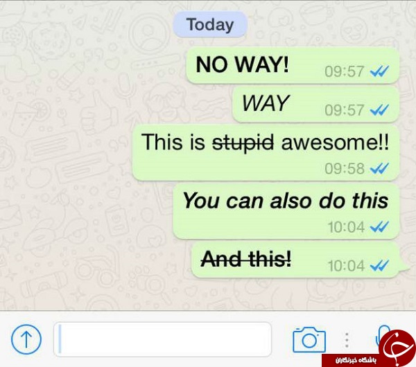 10 نکته‌ای که دربارۀ WhatsApp نمی‌دانستید/ در حال کار