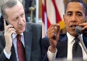 گفتگوی تلفنی اوباما و اردوغان در خصوص مبارزه با داعش
