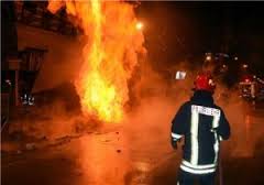 پدیده آتش سوزی در پتروشیمی شهید تندگویان