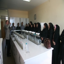 بازدید دانشجویان از ایستگاه سینوپتیک هواشناسی شرکت آب منطقه ای آذربایجان غربی