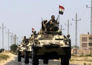 یک دستگاه نفربر ارتش مصر هدف قرار گرفت
