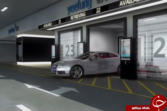 تکنولوژی جدید پارکینگ هوشمند، خودروی شما را در دو دقیقه پارک می‌کند + تصاویر