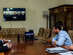 گفتگوی ویدیویی سرپرست وزارت امور خارجه با کنسولگری‌های افغانستان