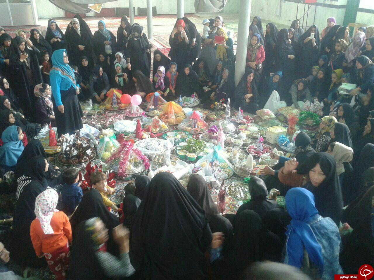 آیین مجمعه گردانی زنان متین آباد با حال و هوای انتظار +تصویر