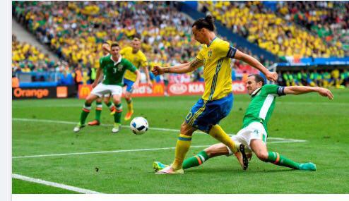 سوئد 1 - ایرلند 1 / گل به خودی ایرلندی ها بازی را به تساوی کشاند + گزارش تصویری