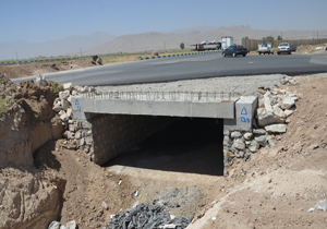 ساخت پل مسیل کمربندی شهرکرد پایان یافت