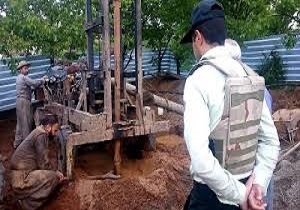 توقیف یک دستگاه حفاری غیر مجاز در دهگلان
