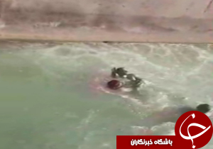 شهروند خبرنگار: لحظه جان باختن یک شناگر در رودخانه!! + فیلم
