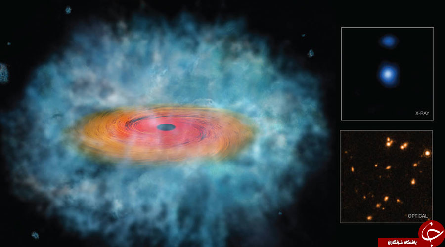 کشف راز های جدید سیاهچاله های عظیم + فیلم