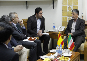 معاون فرهنگی با سفیر اسپانیا در ایران دیدار کرد