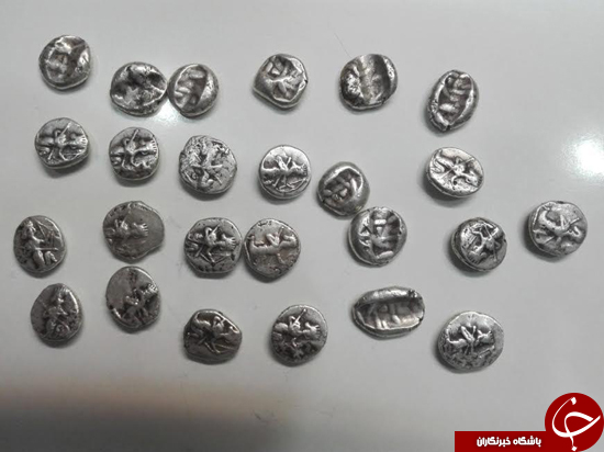 کشف اولین سکه‌های دوران هخامنشی در ایستگاه مترو شهید بهشتی + جزییات و تصاویر
