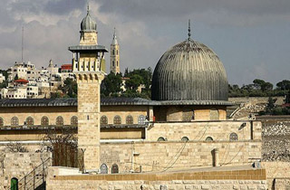 نماز جماعت 280 هزار نفری فلسطینی ها در مسجد الاقصی