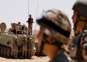 تقویت حضور نیروهای اردنی در مرز با سوریه