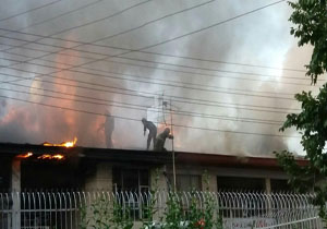 از آتش سوزی مهیب در برج طاووس تا بیمار رها شده در کف سالن بیمارستان + فیلم و تصاویر